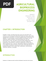 Agricultural Bioprocess Engineering