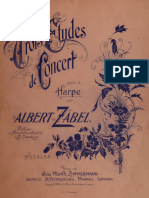 ZABEL (Albert) - Trois Études de Concert