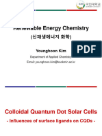 10th Week - Renewable Energy Chemistry - Younghoon Kim - 1