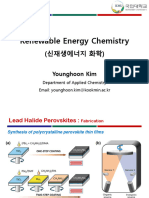 6th week - Renewable energy chemistry - Younghoon Kim - 2 (국내출장)