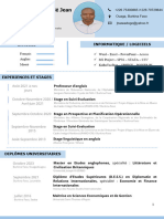 CV SAWADOGO - 14 Février 2024 - Modifiable