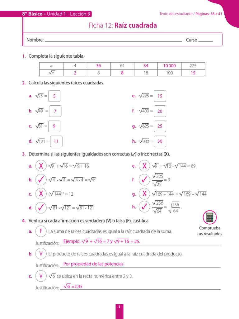 Operaciones Con Radicales Teoría | PDF | Fracción (Matemáticas) | Aritmética, image size:768x1024