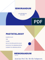 Memorandum Akademikong Sulatin