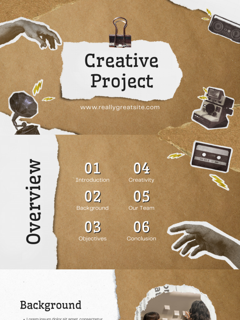 Brown Scrapbook Creative Project Presentation | PDF