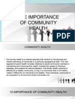 Community Health