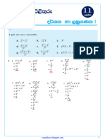 INDICES AND LOGARITHMS - I Darshaka Ha Laguganaka - I Grade 11 Maths Textbook Answers