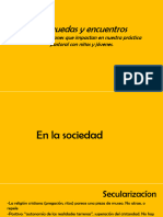 Búsquedas y Encuentros en La Pastoral Con Niños y Jóvenes