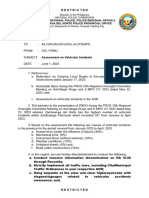 02 - Assessment On Vehicular Incidents