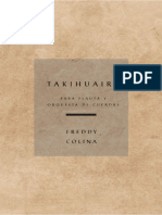 (Score y Partituras) Takihuaira - Freddy Colina