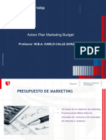 Diapositiva 13. Action Plan Marketing Budget