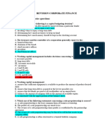 Revision Coporate Finance