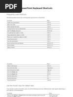 PowerPoint Keyboard Shortcuts