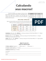 Calculando Macros