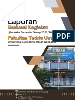 Laporan Evaluasi Kegiatan UAS 2023 GKM FTU