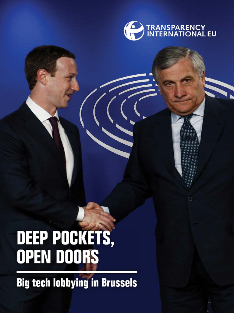 Deep Pockets Open Doors Report PDF European Union European Parliament