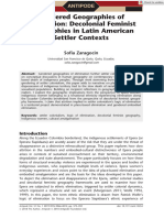 Antipode - 2018 - Zaragocin - Gendered Geographies of Elimination Decolonial Feminist Geographies in Latin American