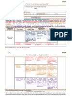 Matriz de La Evaluación Diagnostica 4 - Competencia 1