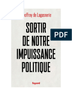 Sortir de Notre Impuissance Politique by Geoffroy de Lagasnerie