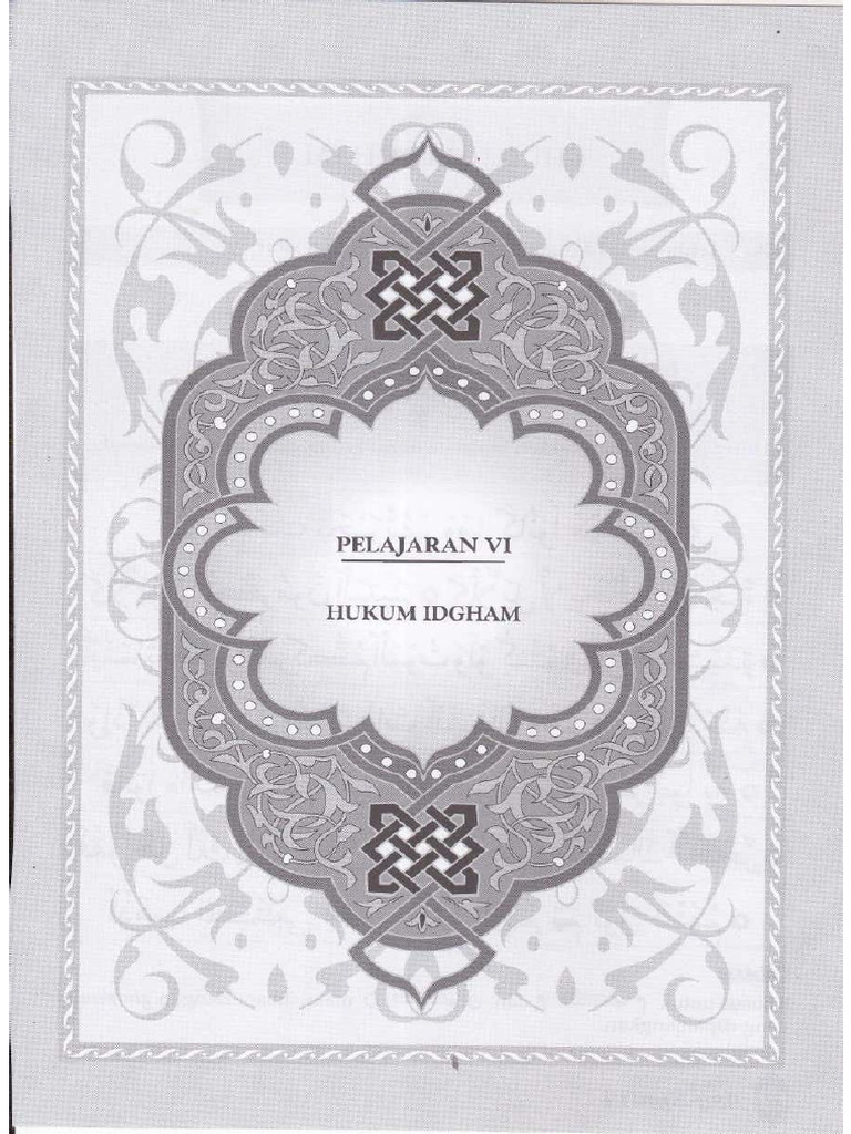 Kelas Tajwid Hukum Idgham Dan Pembagiannya Pdf