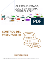 Control Presupuestado, de Calidad y Real