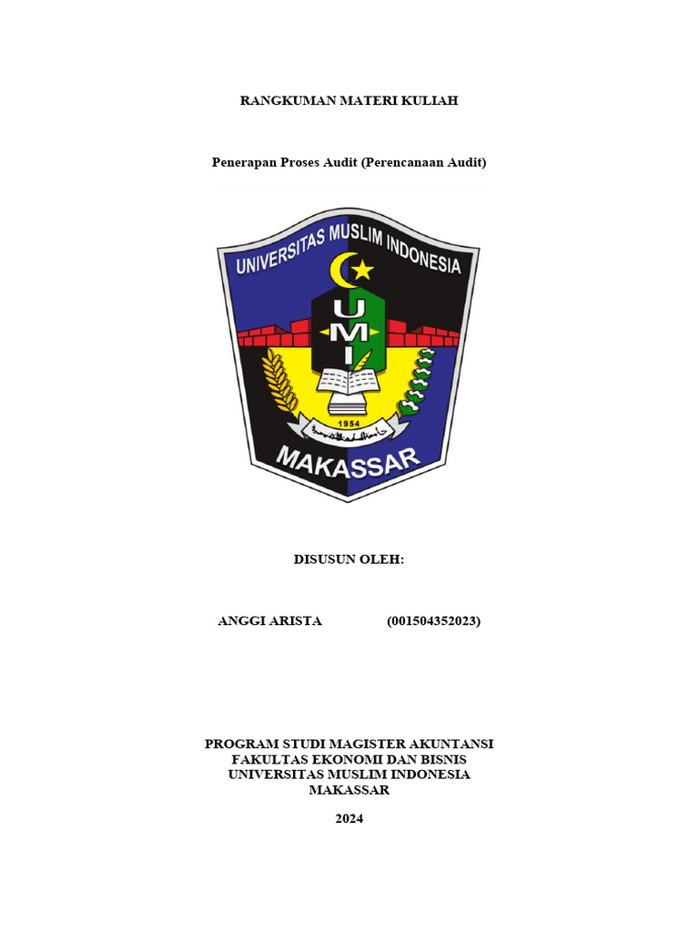 RANGKUMAN MATERI KULIAH | PDF
