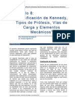 Clasificacion de Kennedy, Tipos de Protesis, Vias de Carga y Elementos Mecanicos