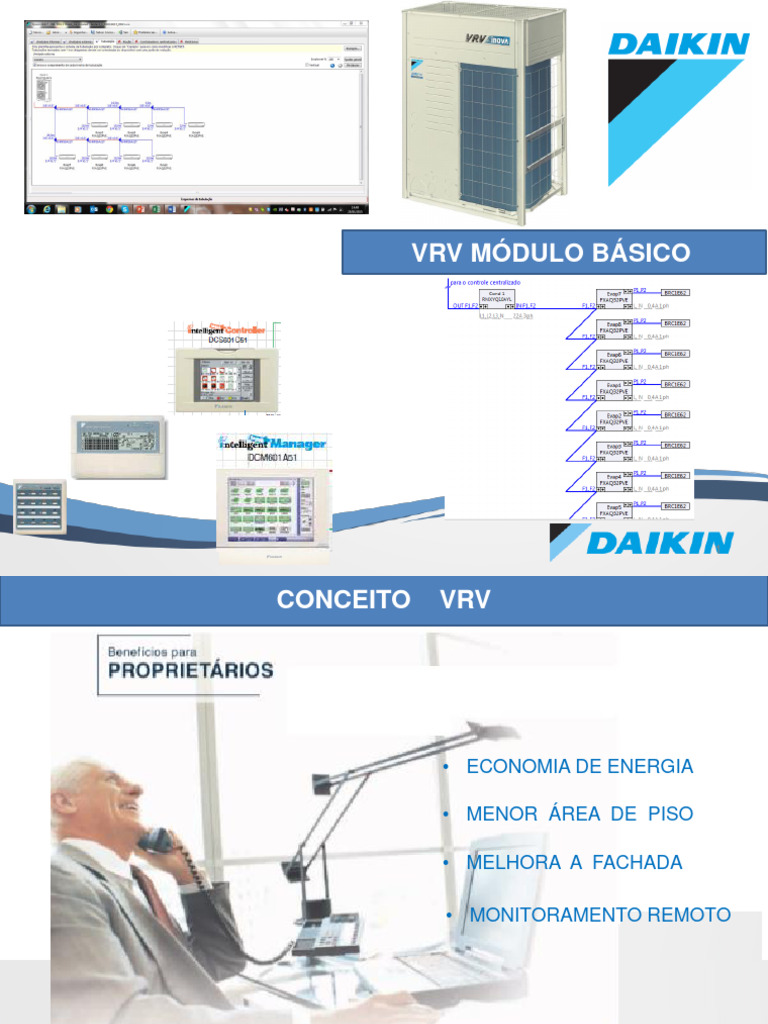 Módulo Basico VRV | Download grátis PDF | Temperatura | Ar condicionado