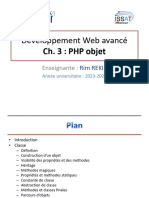 3 Dév Web Avancé PHP Objet