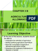 Chapter 3b - Agriculture Allowance