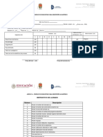 Anexo 15. - Formato de Registro para Desempeño Académico
