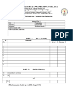 QP Format - PG II SEM (IT1)