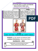 Silabo Anatomia y Fisiologia 2023-I - Ciclo III