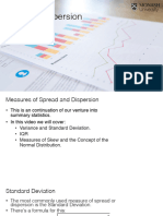 Measures of Spread and Dispersion