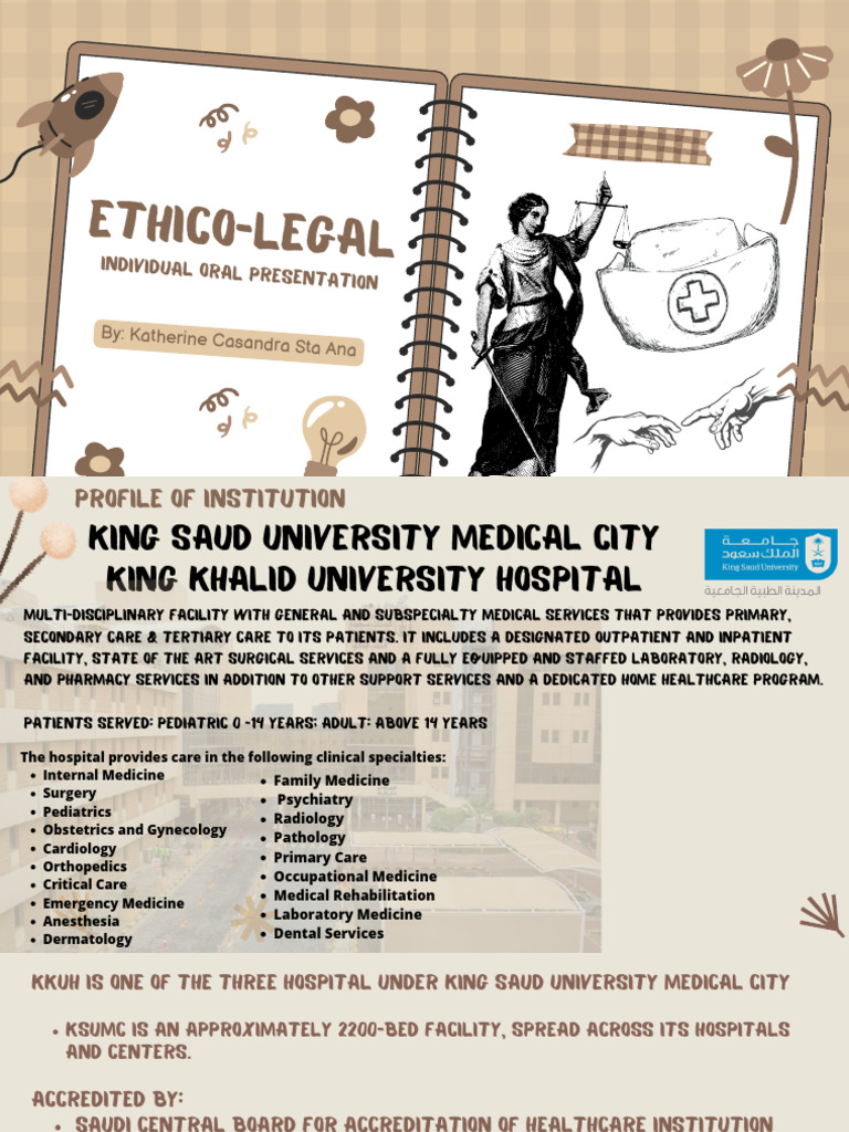 Ethico-Legal Individual Oral Presentation | PDF | Medicine | Health Care