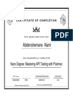 Certificate Nano Degree Mastering Api Testing With Postman 65cdfc68f9565d7a2a0ab642