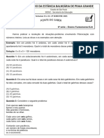 6 Série - Matemática v02 Ponte EM EJA Semanas 11 e 12