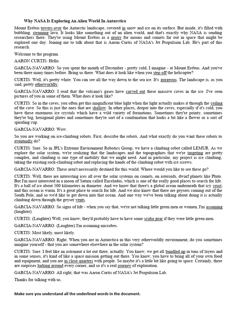 Why Nasa Is Exploring-Script | PDF | Solar System | Astronomy