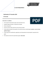 AIH 23-25 Assessment 2 (NOV EXAM) Paper 1