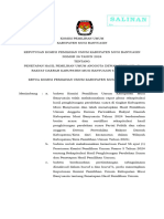 Salinan SK26 Penetapan Hasil Pemilu Anggota DPRD Kab. MUBA 2024