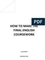 English Project Guide