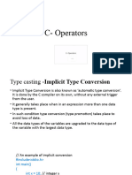 Type Casting