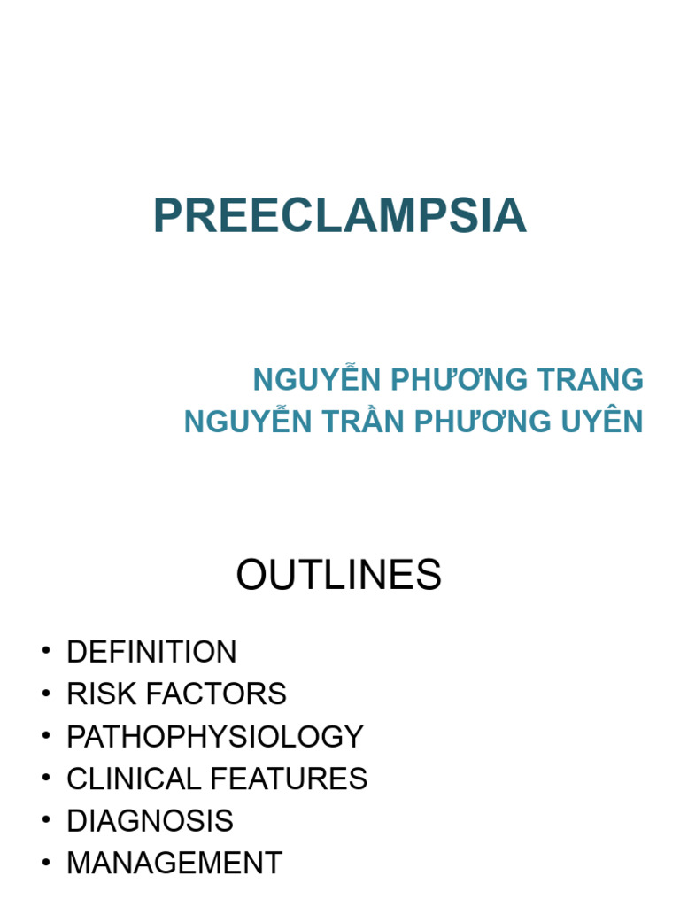 Understanding Preeclampsia Management | PDF | Medicine | Diseases And ...