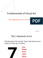 (Slide) Fundamentals of Art Final