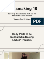 Dressmaking Q3 Body Parts To Be Measured - 092820