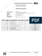 Reporte Matricula