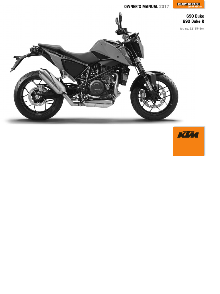 Duke 690 Manual Usuario | PDF | Anti Lock Braking System | Headlamp