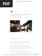 5 Tricky UPSC Interview Questions Asked in The Personality Test