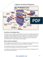 Car Engine Parts Names Functions Diagrams