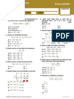 4B - Polinomios - Test y Soluciones