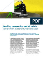 MC Kinsey - Leading Companies Out of Crisis